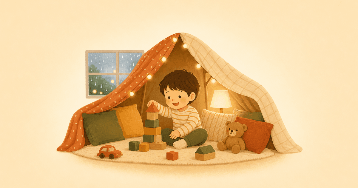 雨の日の室内あそびアイデア20｜体力を使う遊びから工作まで
