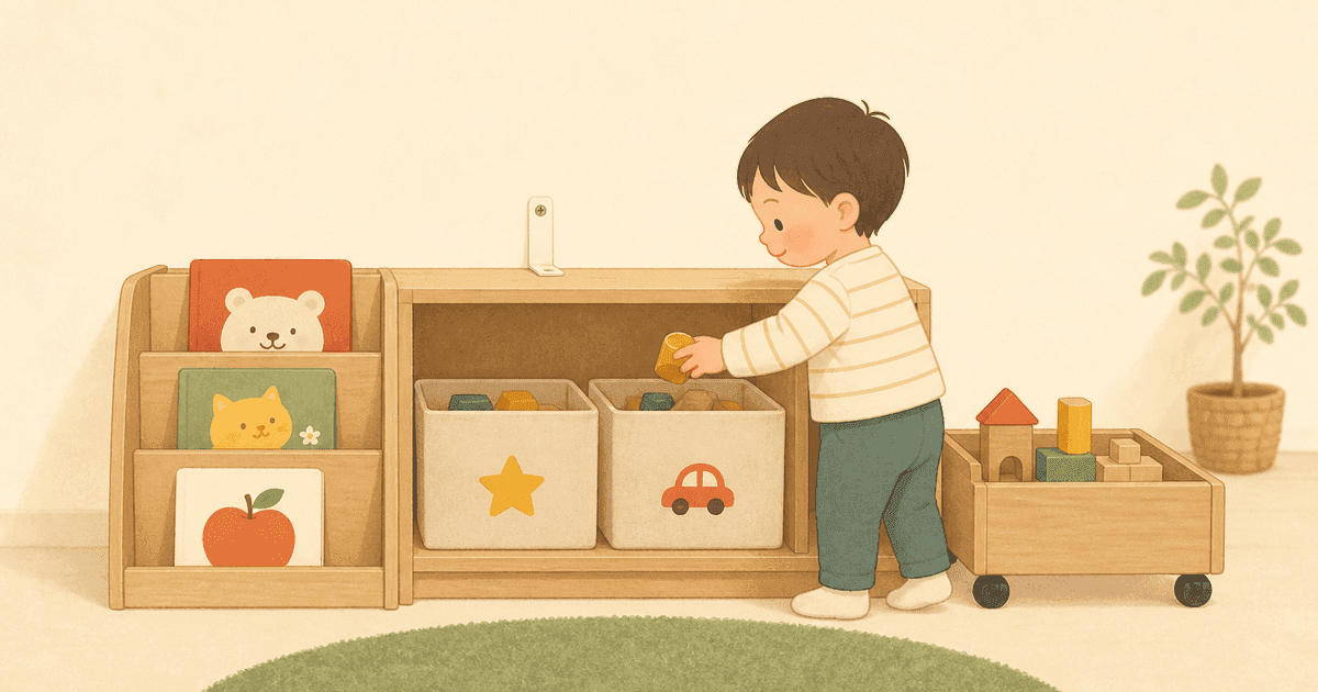 絵本棚・おもちゃ収納の選び方｜子どもが自分で戻せる棚をタイプ別に比較