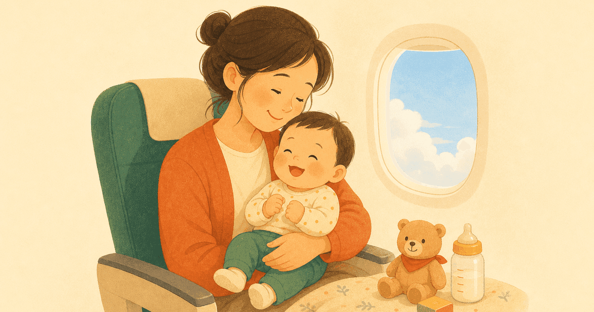 赤ちゃん・子どもと初めての飛行機｜帰省・夏旅行の準備と過ごし方ガイド