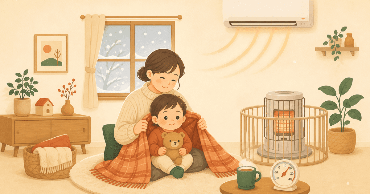 乳幼児のいる家庭の暖房器具の選び方｜方式別の比較とやけど・換気の安全対策