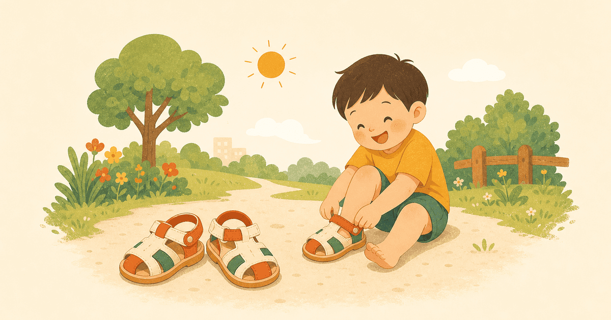 子ども用サンダルの選び方｜脱げにくさ・安全・サイズと夏のおでかけ・水遊び