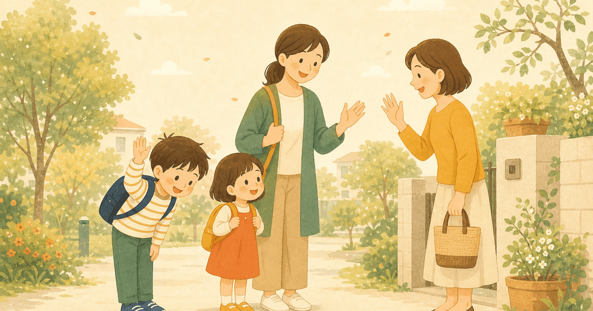 子どものあいさつ・礼儀の教え方｜無理強いしない年齢別の関わり方と声かけ