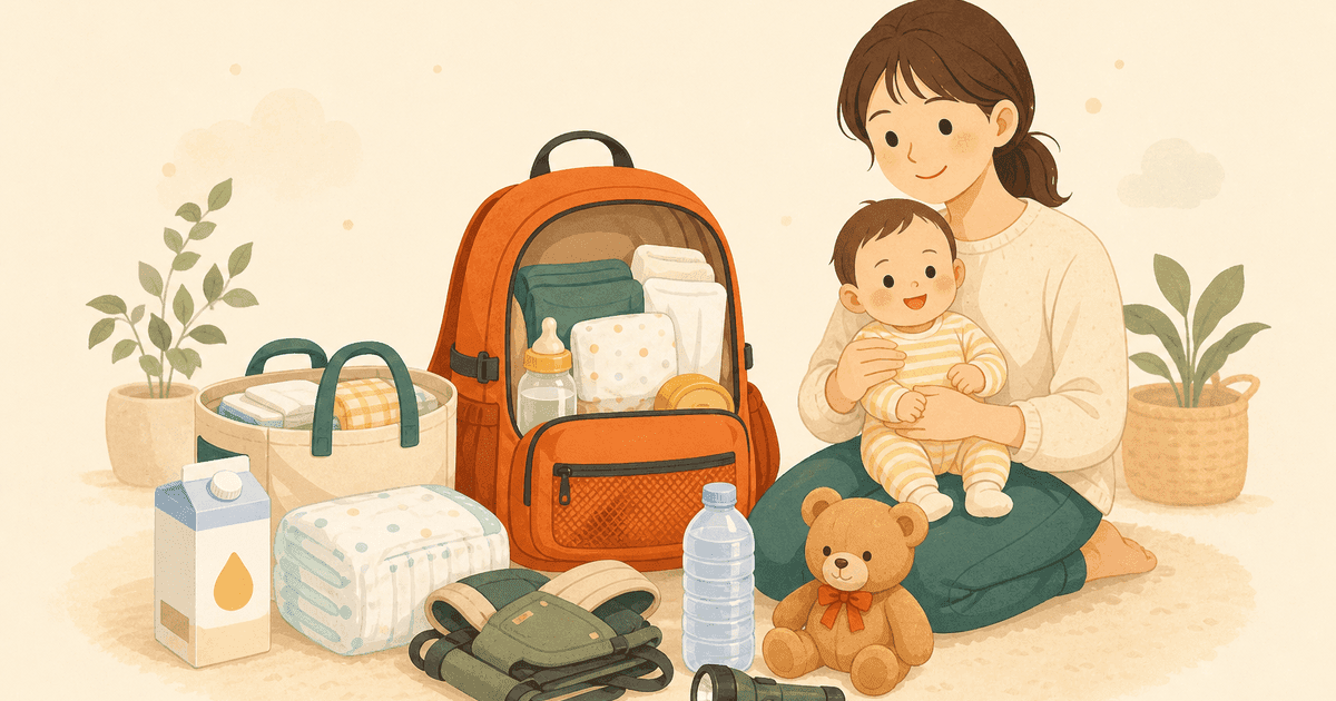子どもと備える防災｜0〜6歳の家庭の備え方チェックリスト