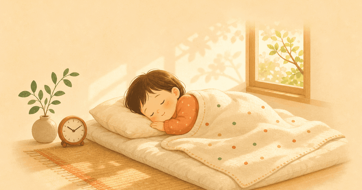 子どものお昼寝はいつまで必要？卒業の目安と、寝ない・寝すぎるときの関わり方
