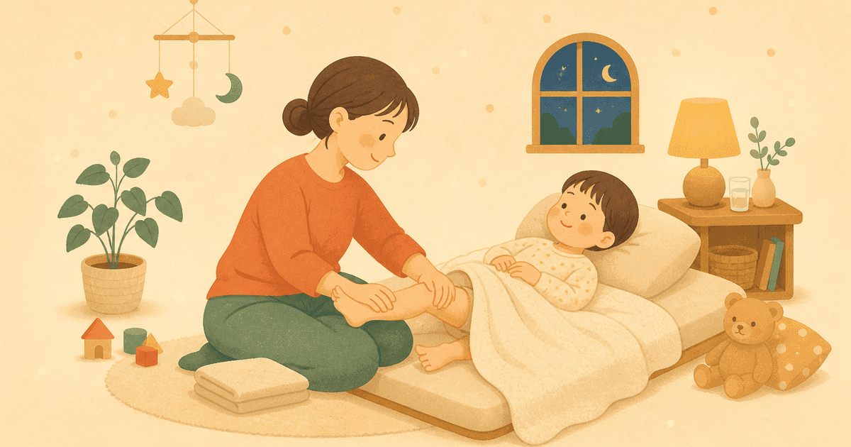 夜になると足が痛いと泣く｜成長痛との向き合い方と、決めつけてはいけないサイン