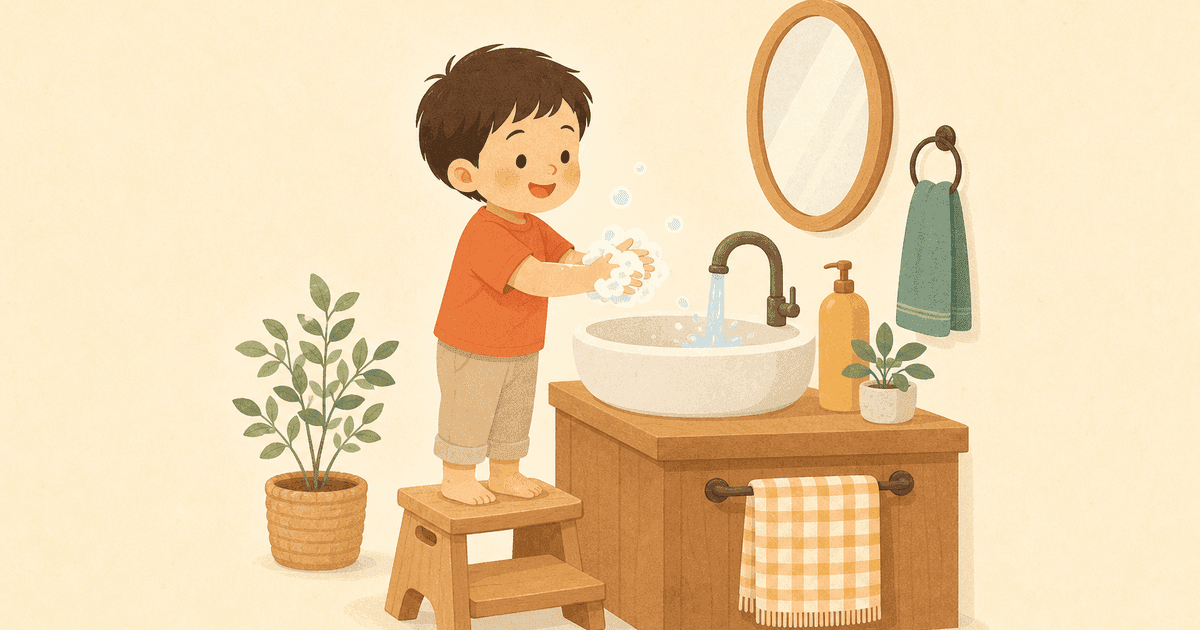 子どもの手洗い・うがいの習慣づけ｜正しい洗い方と年齢別の教え方