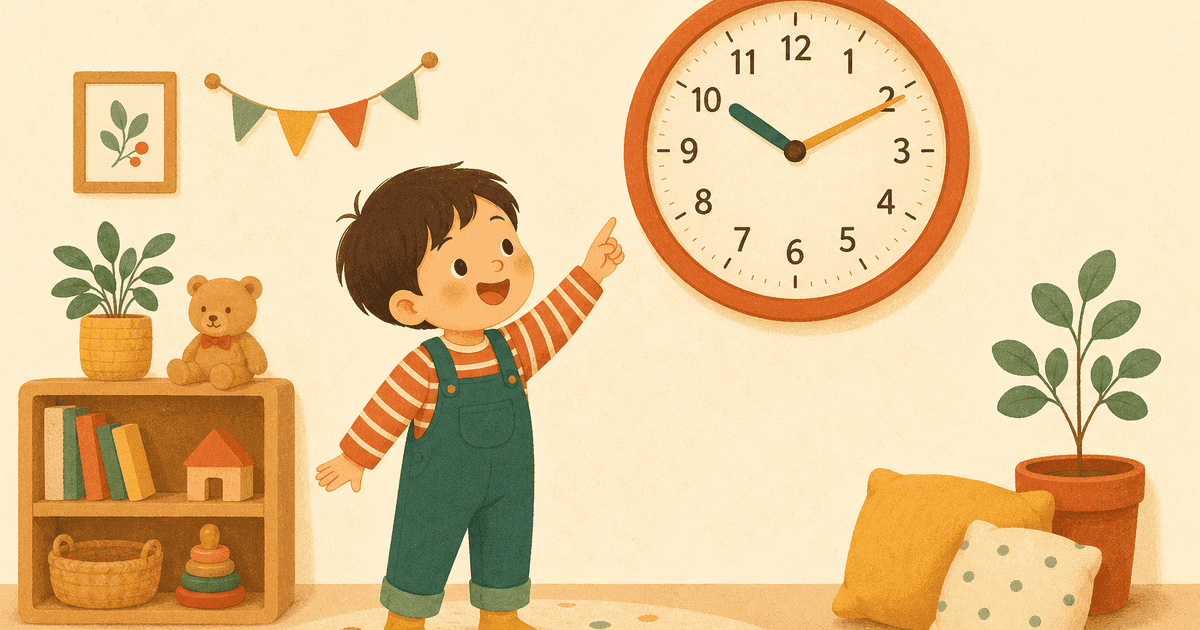 子どもの時計の読み方｜時間感覚の育て方と4ステップ