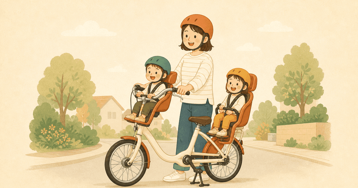 子ども乗せ自転車の選び方｜前乗せ・後ろ乗せ・電動アシストとルールの基本