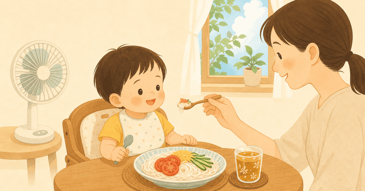 夏に子どもの食欲が落ちたら｜乳幼児の夏バテと食事の工夫