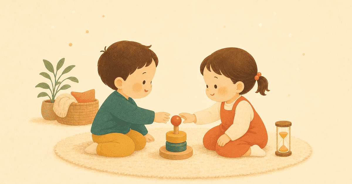順番を待てない・おもちゃを貸せない子への関わり方｜年齢別の声かけ