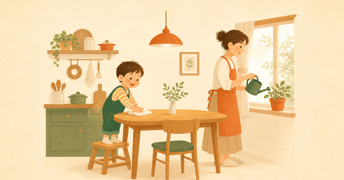 子どものお手伝い｜年齢別の始め方と続けるコツ（1〜6歳）