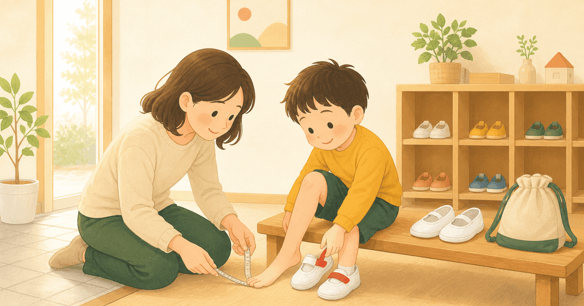 上履きと園の運動靴の選び方｜サイズの測り方・タイプ別の違いと買い替えの目安