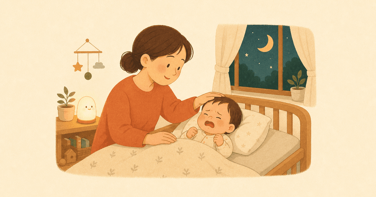赤ちゃんの夜泣き、月齢別の原因と今夜から試せる対処法