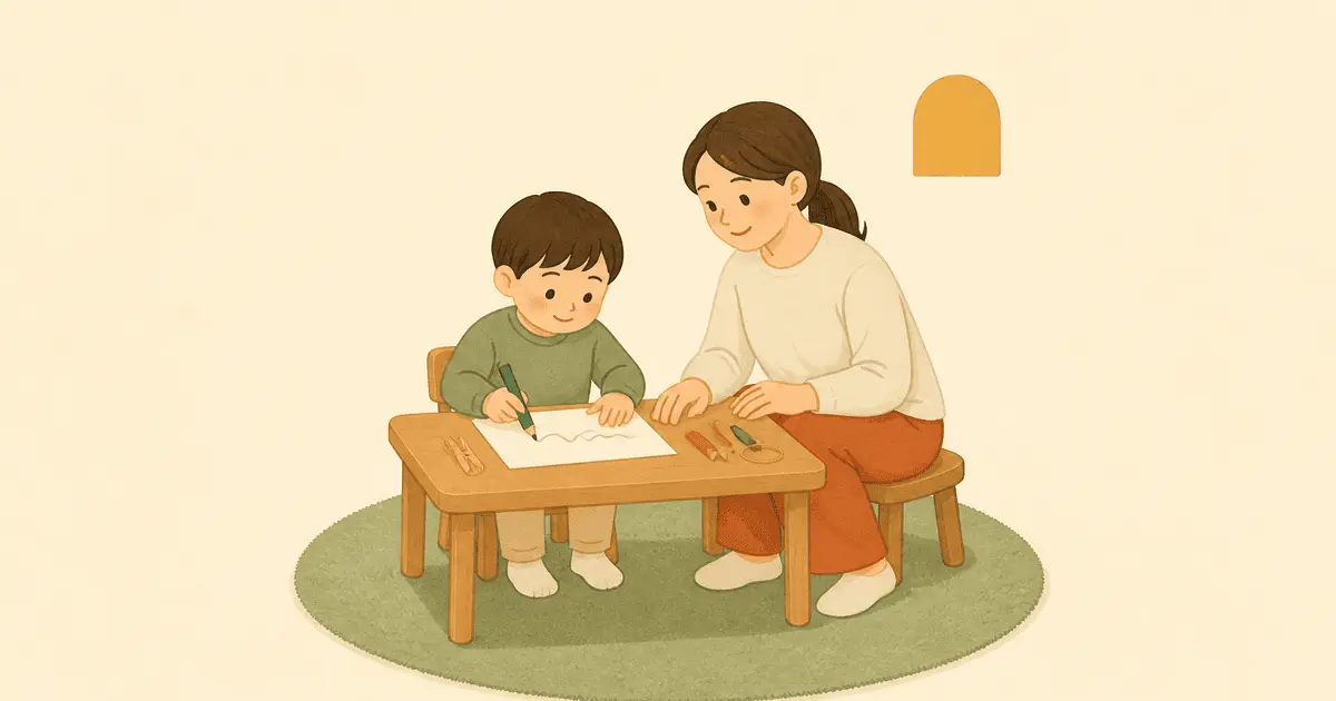 鉛筆の正しい持ち方の教え方｜3〜6歳の握り方の発達段階と、遊びで身につく練習ステップ・補助具の使い方