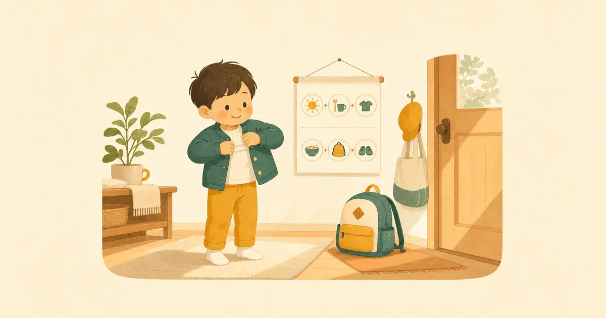 3〜6歳の早起き習慣づけ｜朝のルーティン10分コース