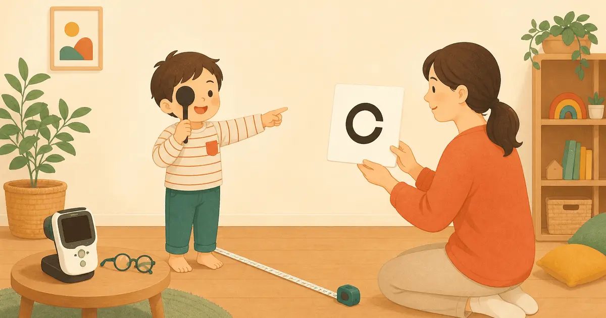 子どもの弱視は3歳児健診が勝負どころ｜目の検査でわかること・家庭で気づけるサイン