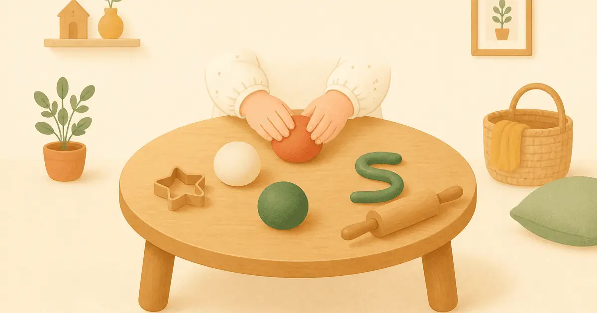 子どものねんどの選び方｜小麦・お米・油・紙ねんどの違いと、安全に遊ぶコツ