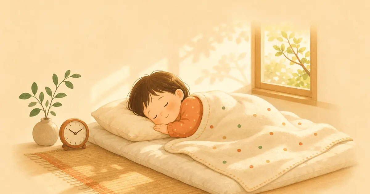 子どものお昼寝はいつまで必要？卒業の目安と、寝ない・寝すぎるときの関わり方
