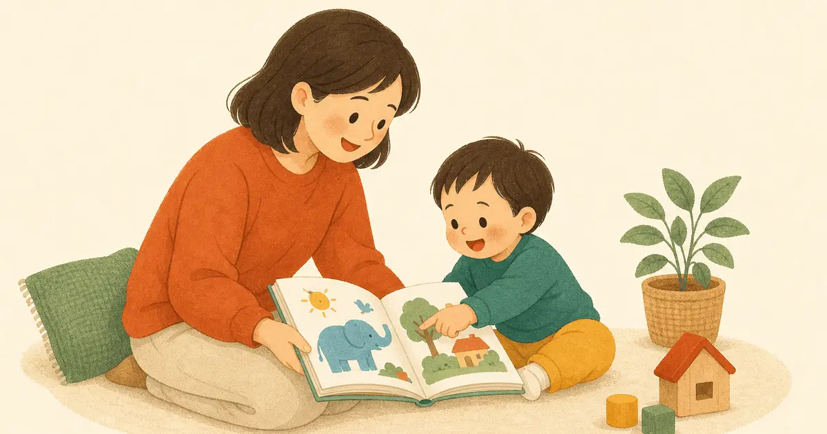 言葉が遅い？1〜2歳の言語発達の目安と家庭でできる関わり方