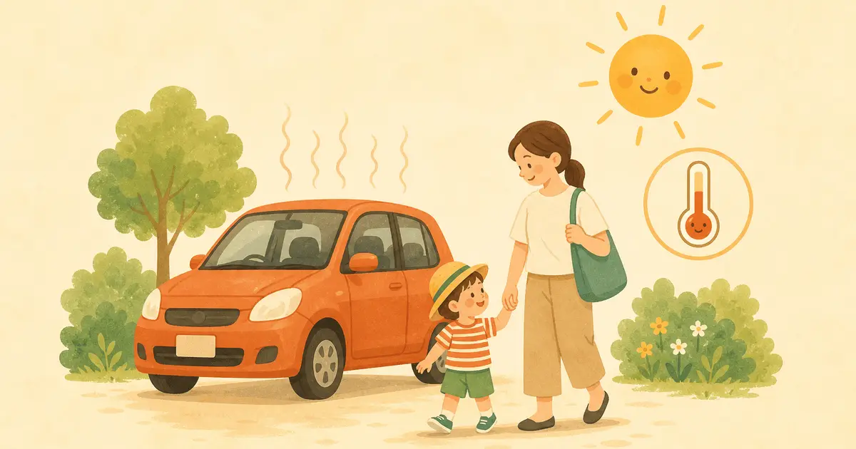 子どもの車内の置き去り・熱中症を防ぐ｜短時間でも危険な車内温度と置き去り防止の習慣