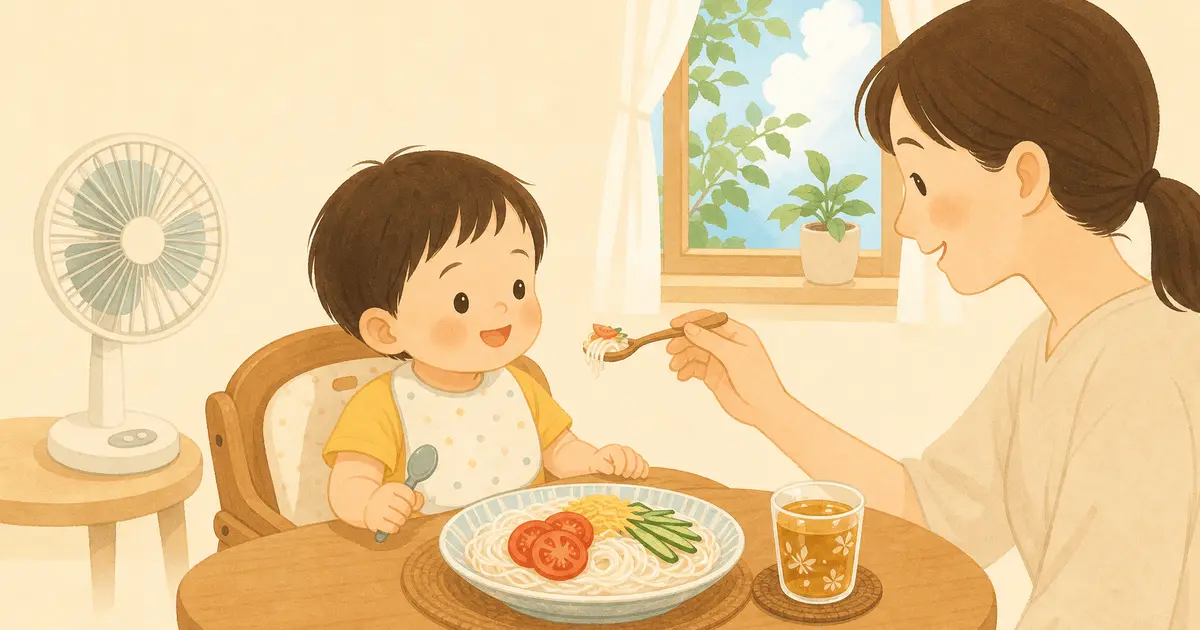 夏に子どもの食欲が落ちたら｜乳幼児の夏バテと食事の工夫