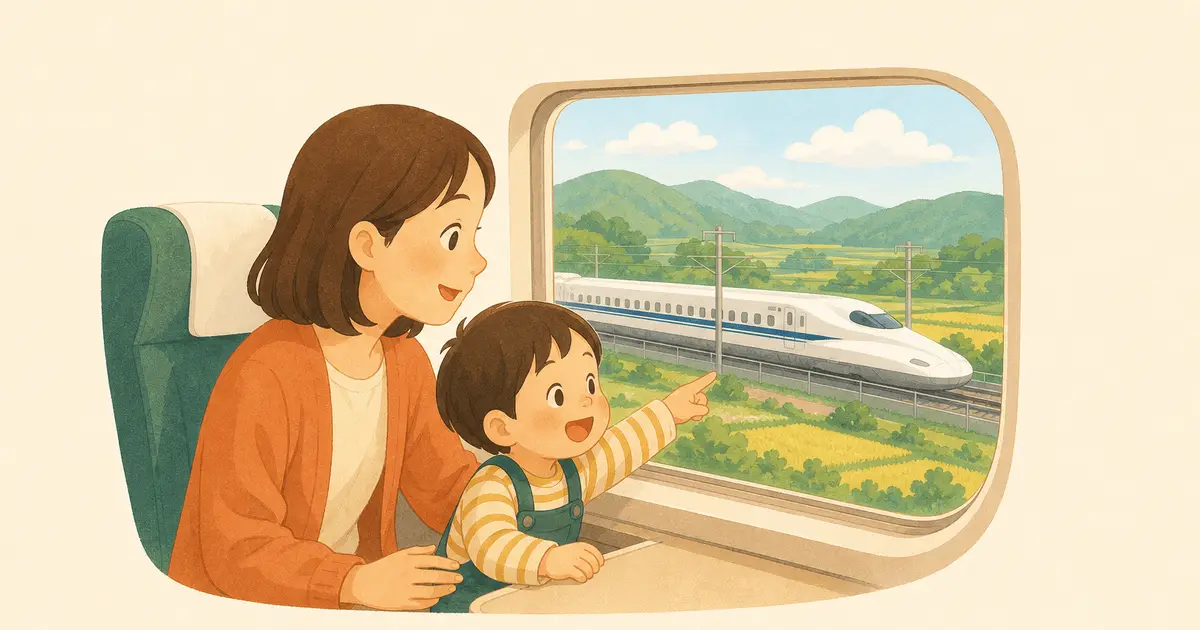 子どもと初めての新幹線｜座席選びから車内の過ごし方まで完全ガイド