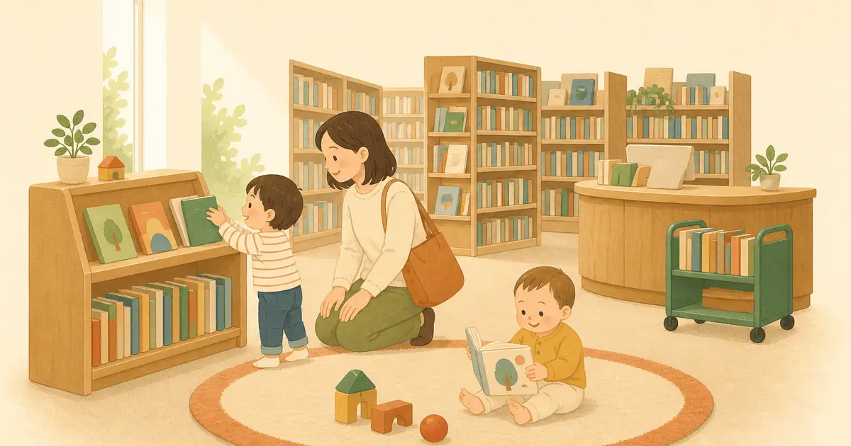 子どもと図書館デビュー｜何歳から・利用カードの作り方・初めての日の回り方